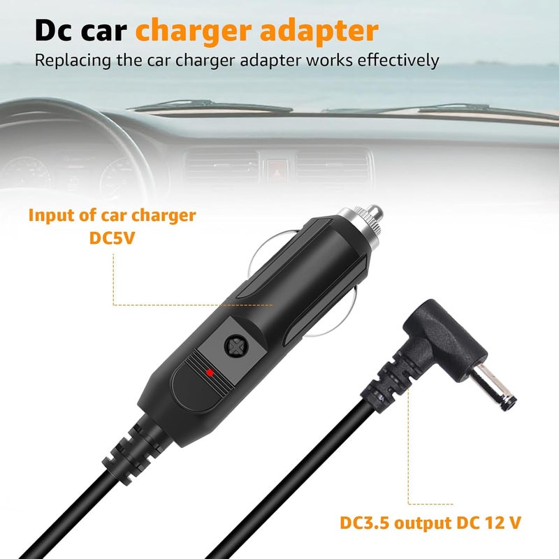 Hodeoo Replacement for Furrion Backup Camera Power Cord - DC Car Charger Adapter for FOS07TADS Vision S Monitors & FOS48TA-BL Displays | Replacement for OEM Furrion Power Cord - Image 3